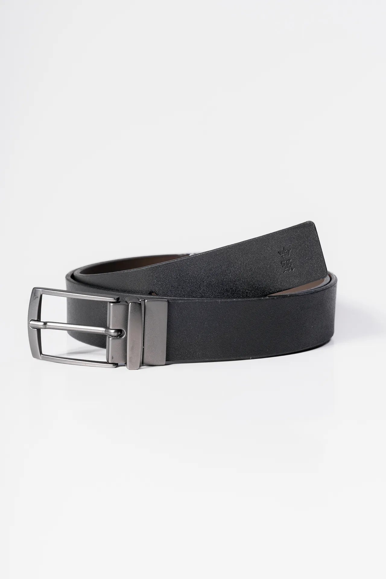 Cinto Sergio K Social Couro Dupla Face Preto/Cafe - Henri Store