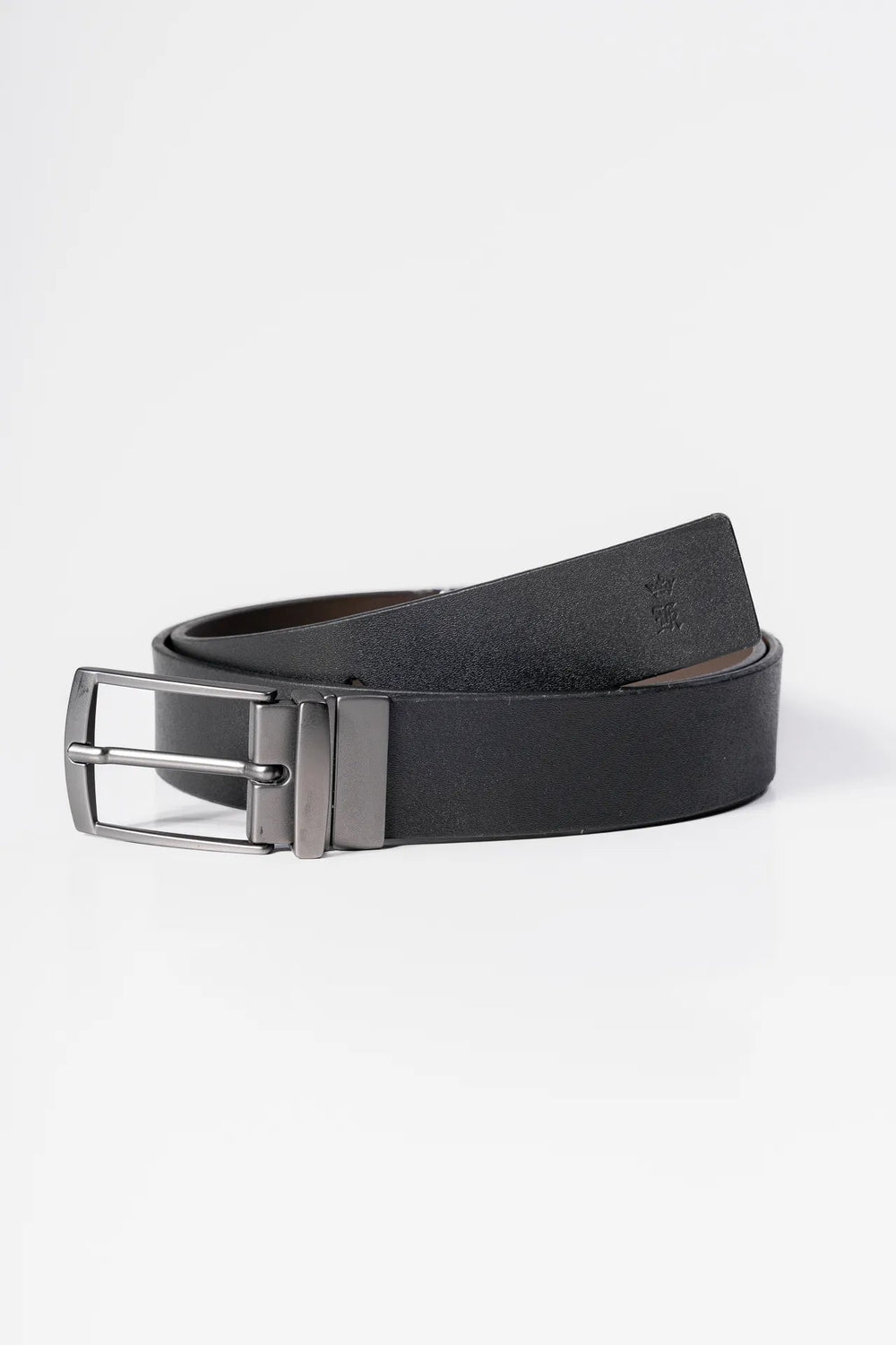 Cinto Sergio K Social Couro Dupla Face Preto/Cafe - Henri Store
