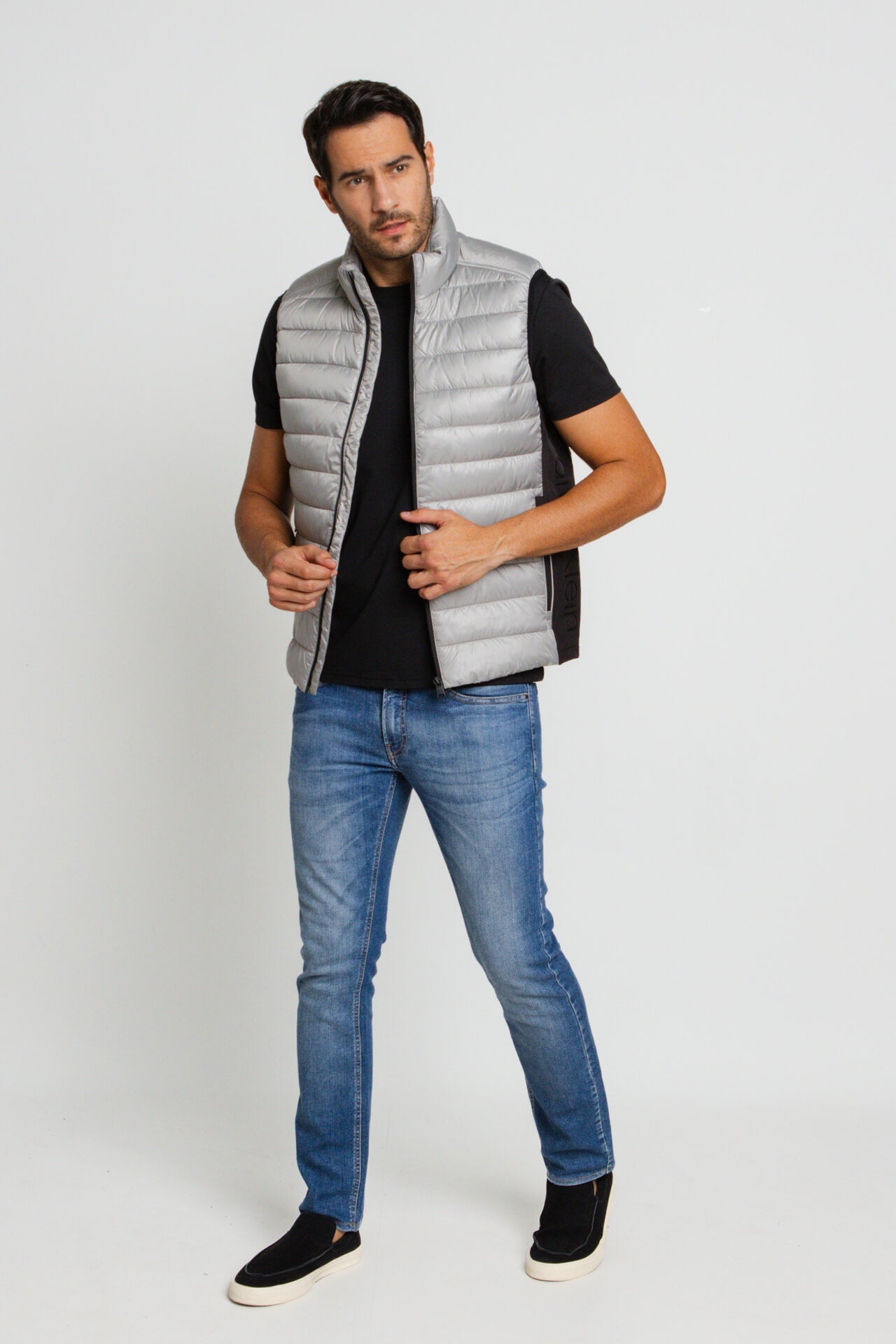 Colete Calvin Klein Matelassê Logo Lateral - LIVE - Henri Store