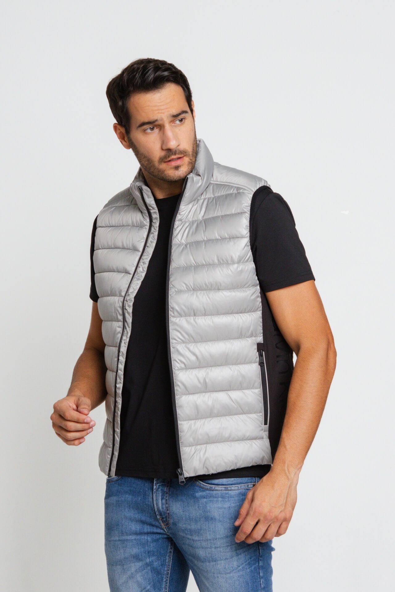 Colete Calvin Klein Matelassê Logo Lateral - LIVE - Henri Store