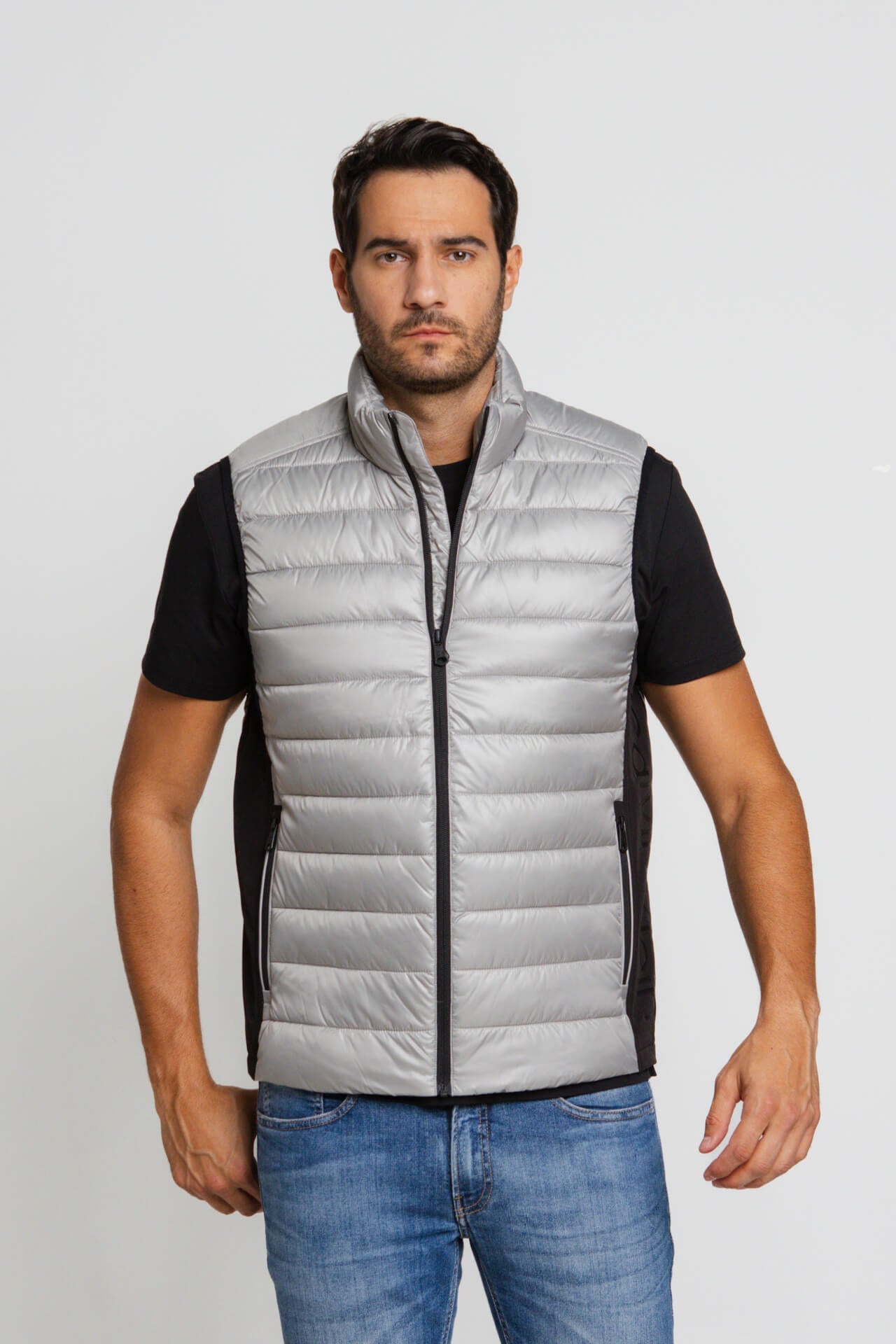 Colete Calvin Klein Matelassê Logo Lateral - LIVE - Henri Store