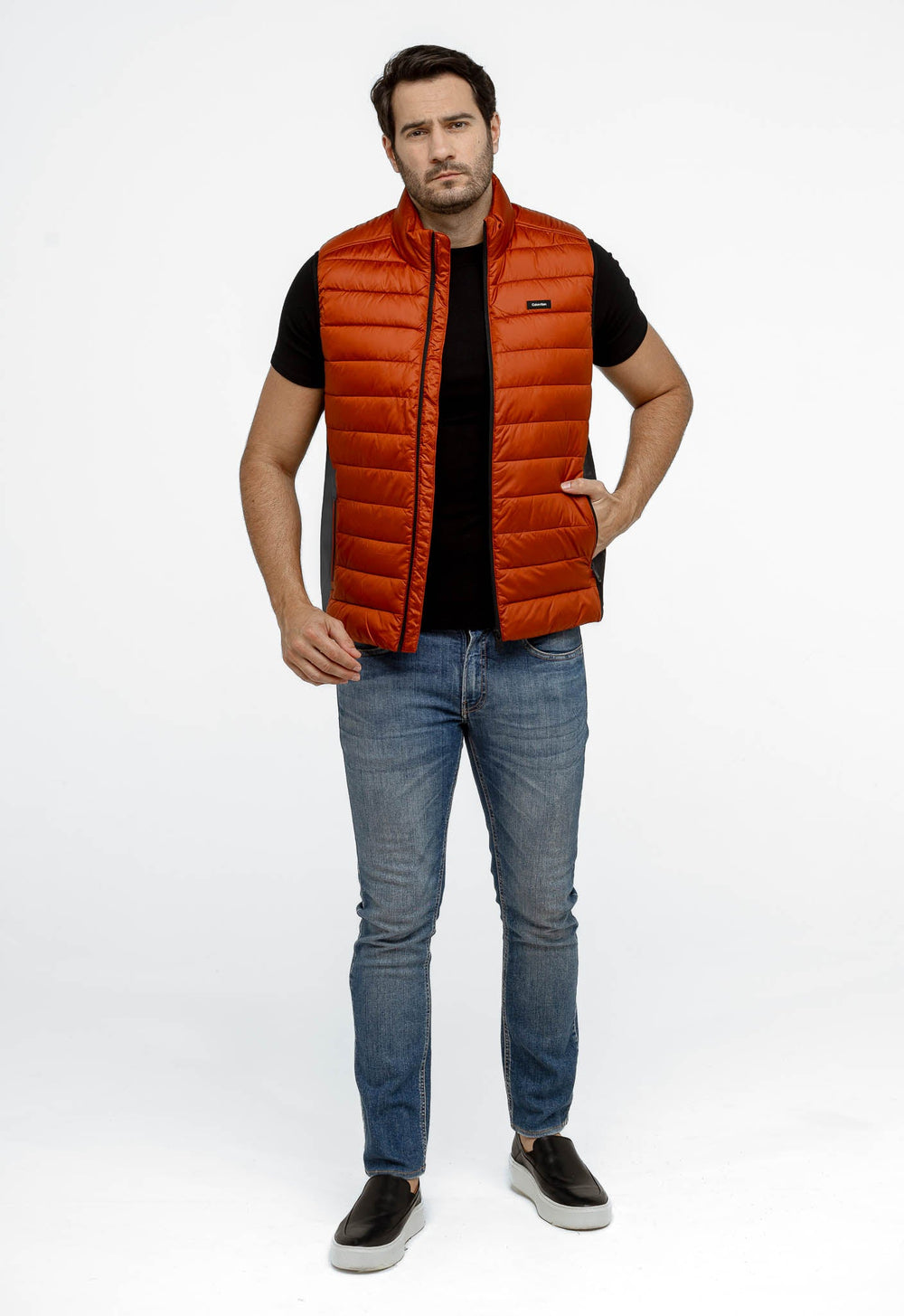 Colete Calvin Klein Matelasse Logo Lateral - Henri Store