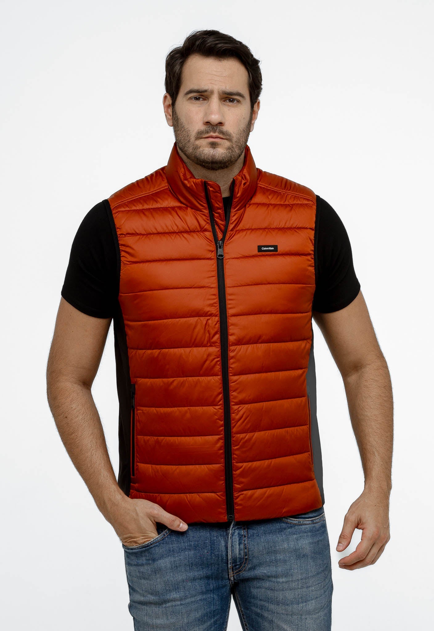 Colete Calvin Klein Matelasse Logo Lateral - Henri Store