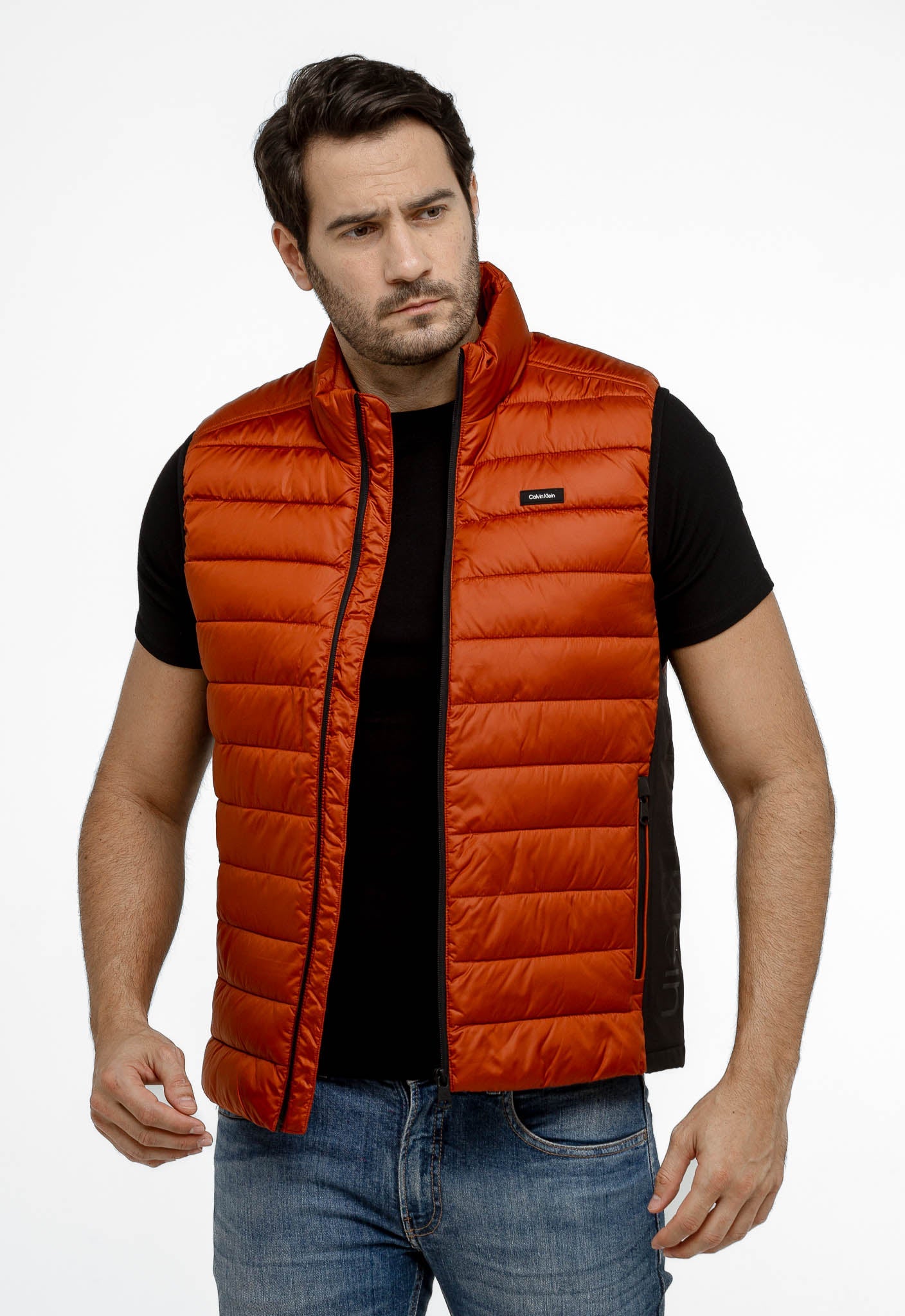 Colete Calvin Klein Matelasse Logo Lateral - Henri Store