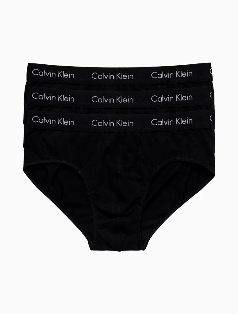 Cueca Calvin Klein Brief Kit C/ 3 Preto - Henri Store