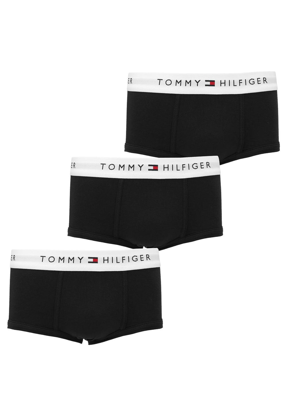 Cueca Tommy Hilfiger Kit C/ 3 Preta - Henri Store