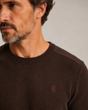 Suéter Sergio K Tricot Detalhe Camurça