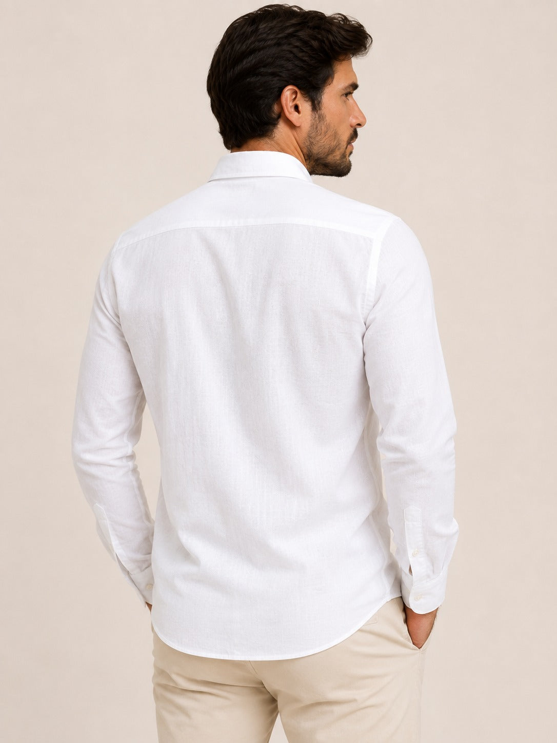 Camisa Ellus Tricoline Ly Slim Italian ML