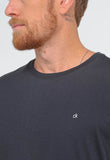 Camiseta Calvin Klein Logo Peito Ck Silkado