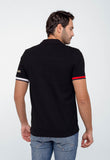 Polo Masculina Tommy Hilfiger com Logo Bordado no Braço