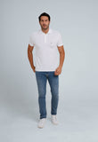 Polo Masculina Tommy Hilfiger Slim Fit Branca