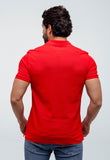 Polo Masculina Tommy Hilfiger Básica Friso Central