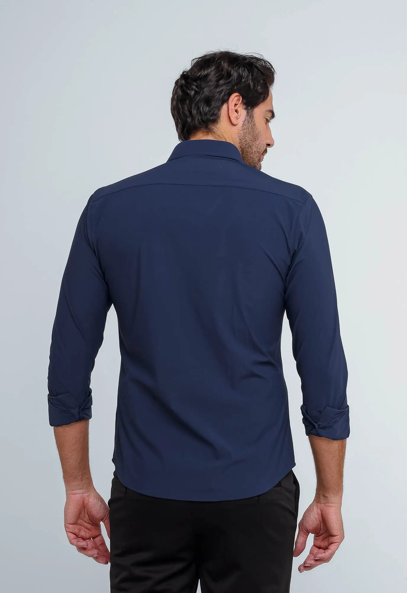 Camisa Dom Henrico Slim Fit Poliamida.