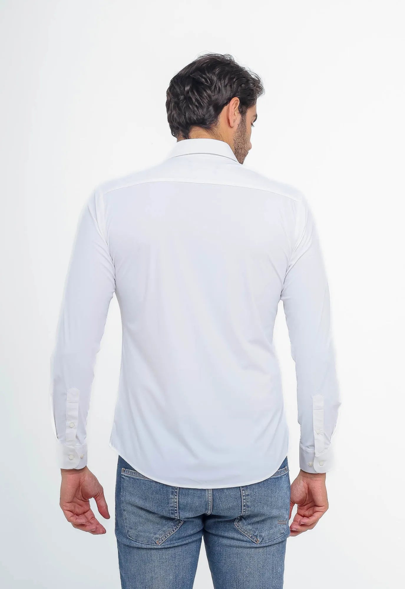 Camisa Dom Henrico Slim Fit Poliamida.