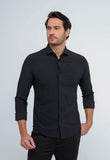 Camisa Dom Henrico Slim Fit Poliamida.