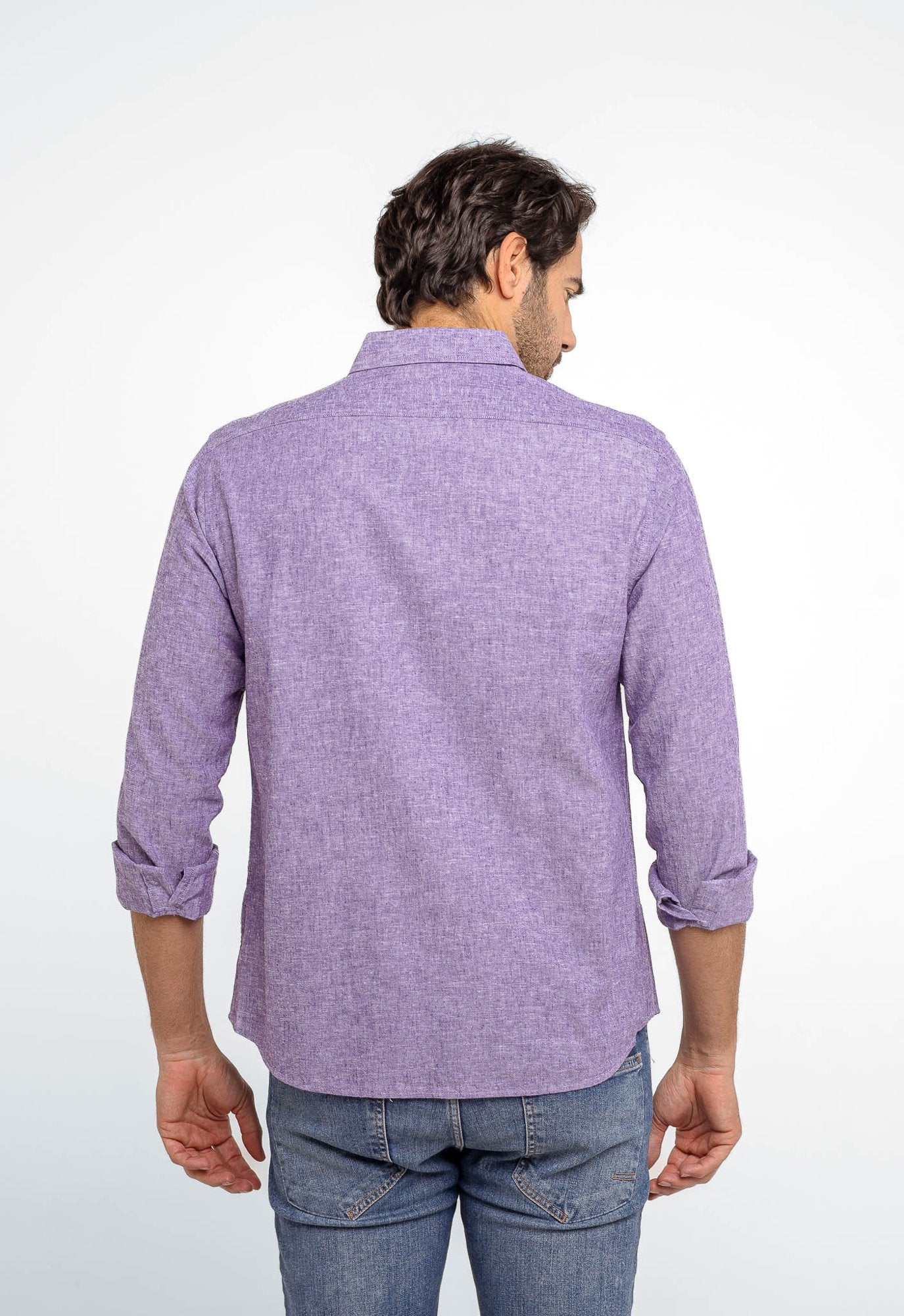 Camisa Dom Henrico Manga Longa Regular Linho