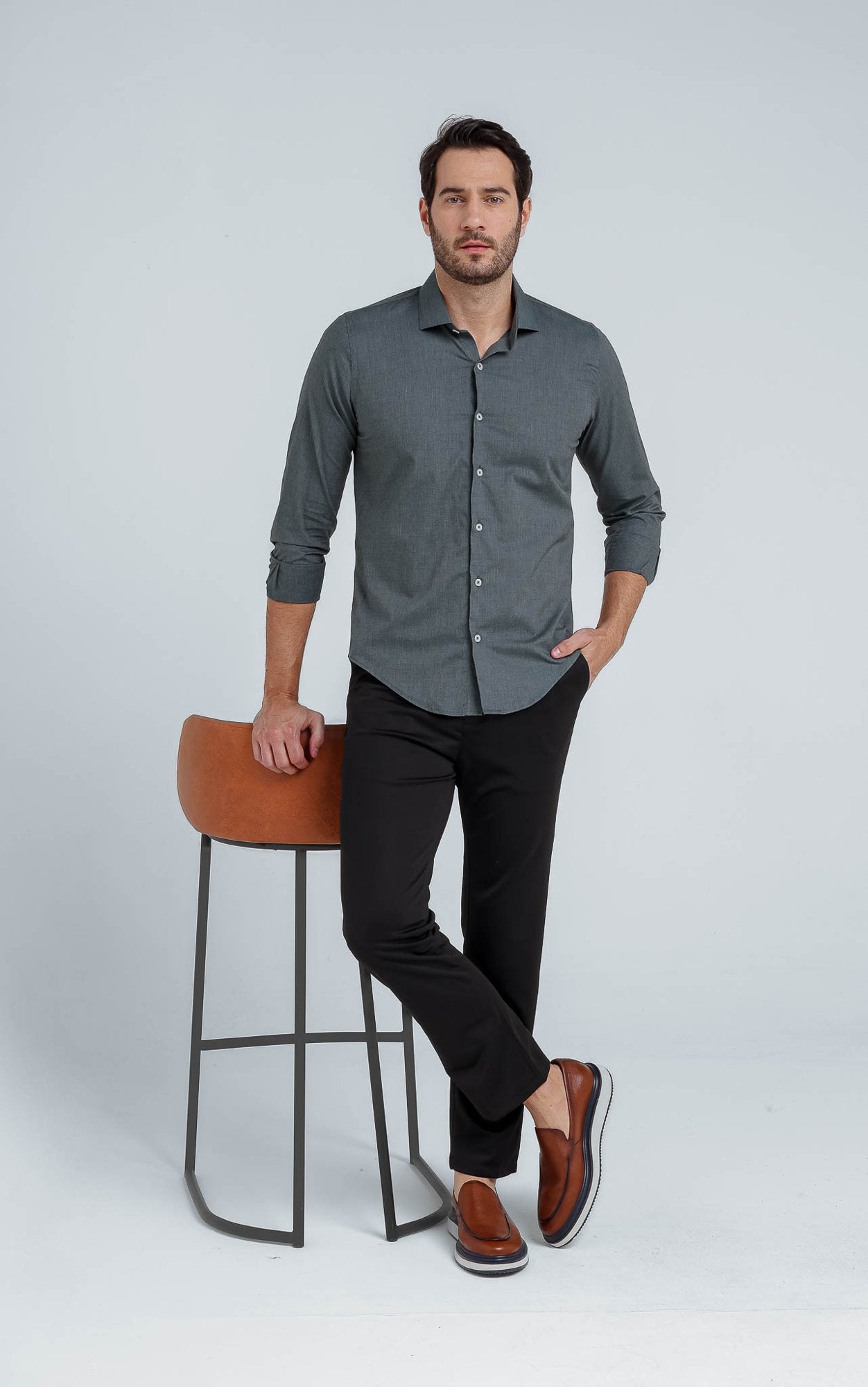 Camisa Dom Henrico Manga Longa Linha Executiva