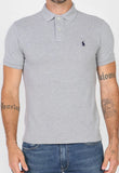Polo Masculina RL Cinza Small Poney Marinho
