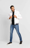Jaqueta Tommy Hilfiger Corta Vento Branca Lic Regatta