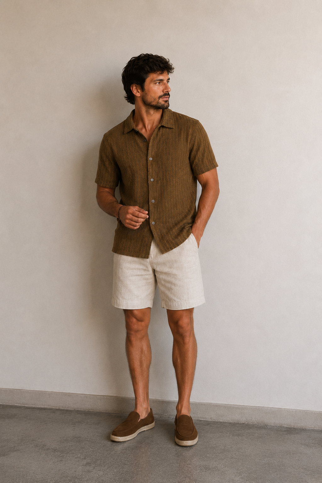 Camisa Sergio K MC Tricot Canelado