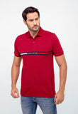 Polo Masculina Tommy Hilfiger Logo Faixa Peito