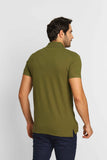 Polo Masculina Slim Fit Tommy Hilfiger Verde Militar