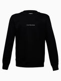 Moletom Calvin Klein Jeans Logo Central Preto Infantil