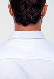 Camisa Tommy Hilfiger ml Regular Fit Oxford Azul Claro
