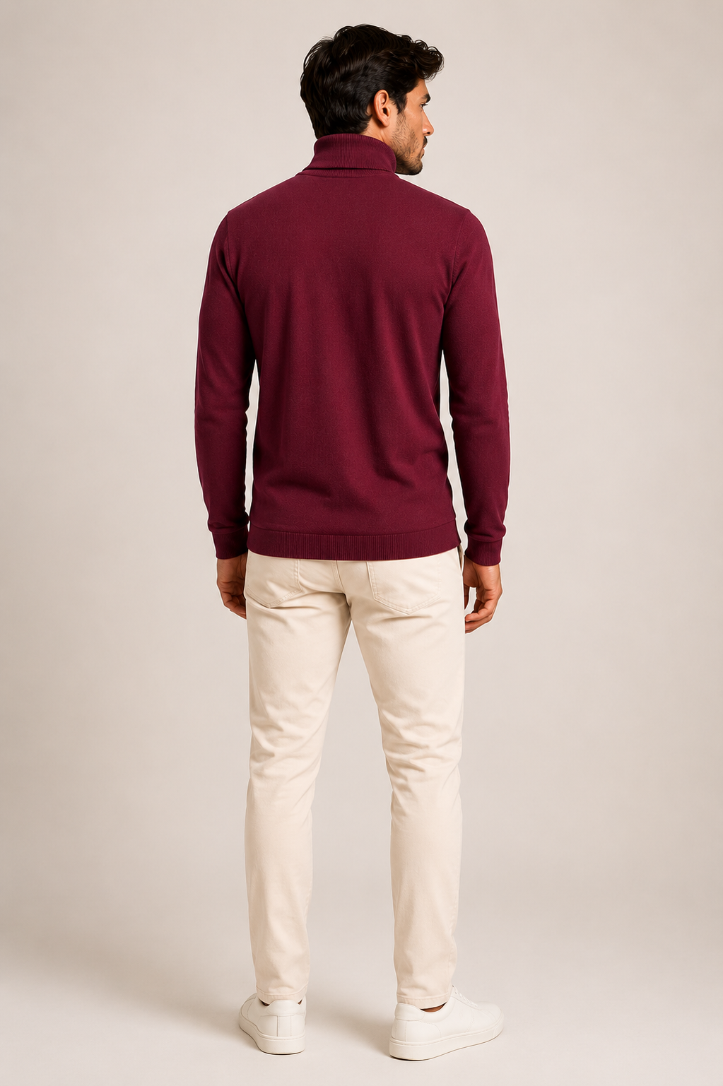 Cacharrel Zip Off Manga Longa Gola Alta Marsala - LIVE