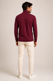 Cacharrel Zip Off Manga Longa Gola Alta Marsala - LIVE