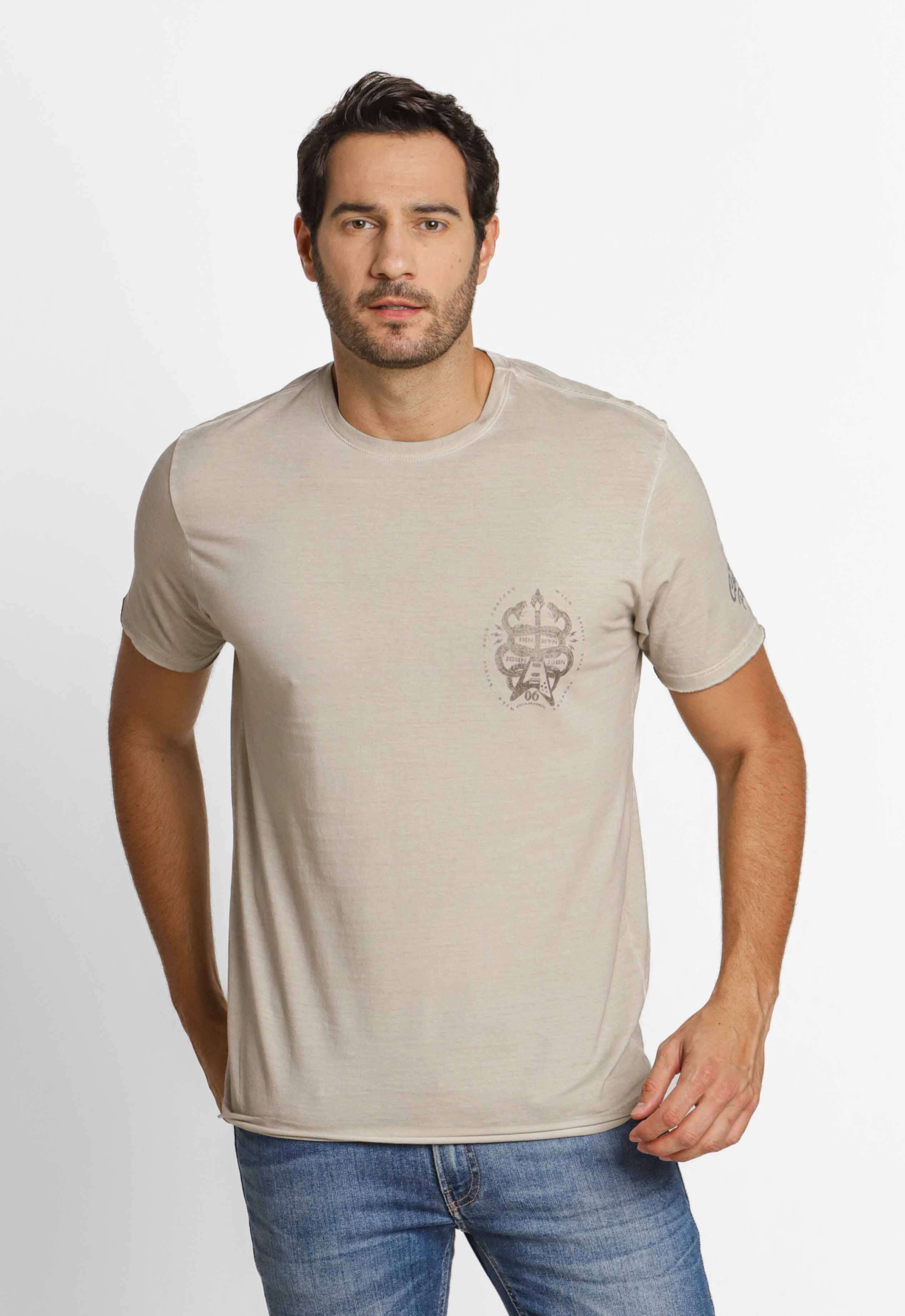 Camiseta John John Snake and Guitar