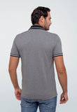 Polo Masculina Regular Fit Lacoste Cinza