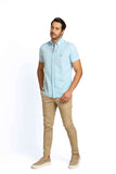 Camisa RL Mc Custom Fit Azul Claro Ponei Azul - Live