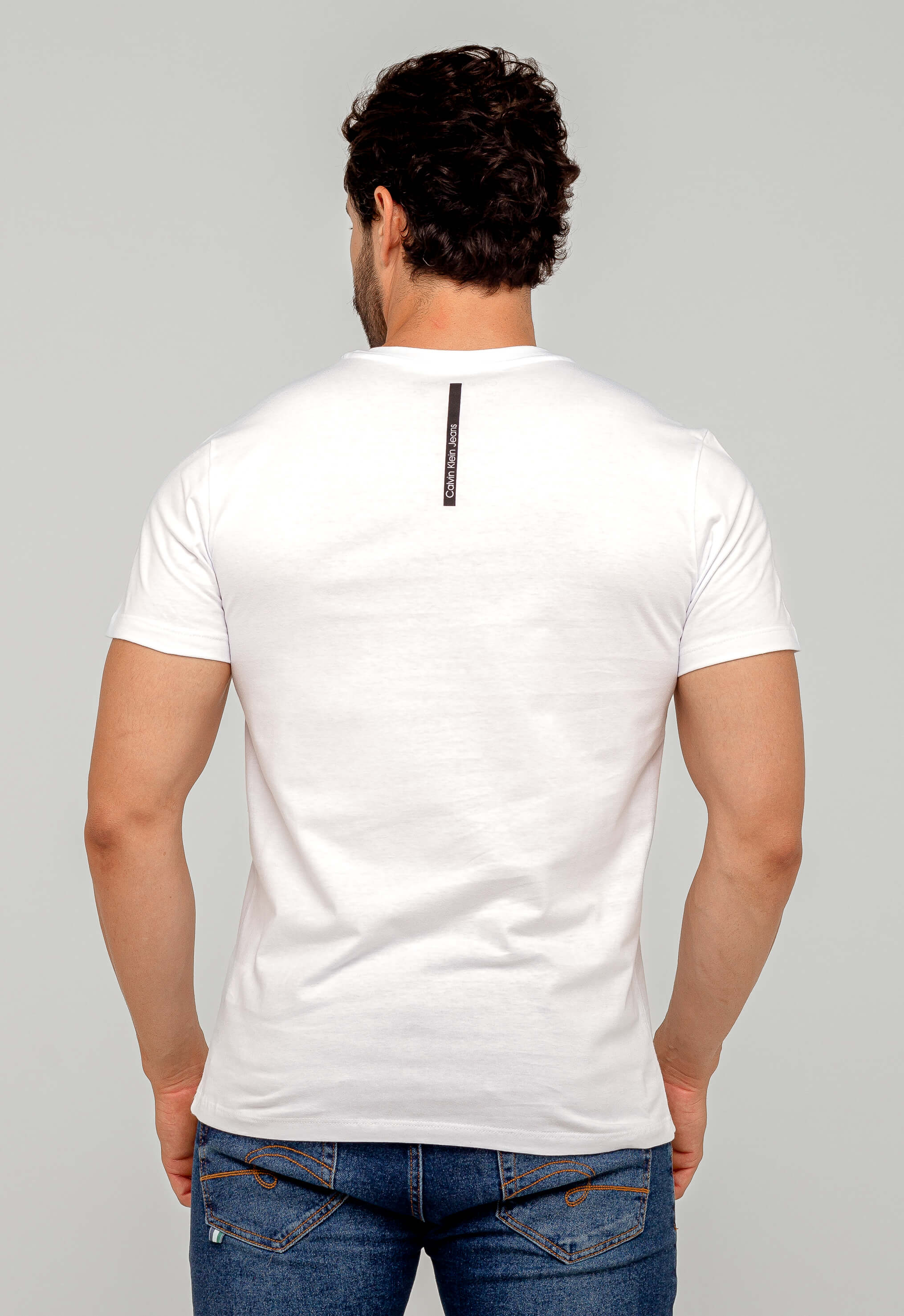 Camiseta Calvin Klein Jeans Logo Faixa