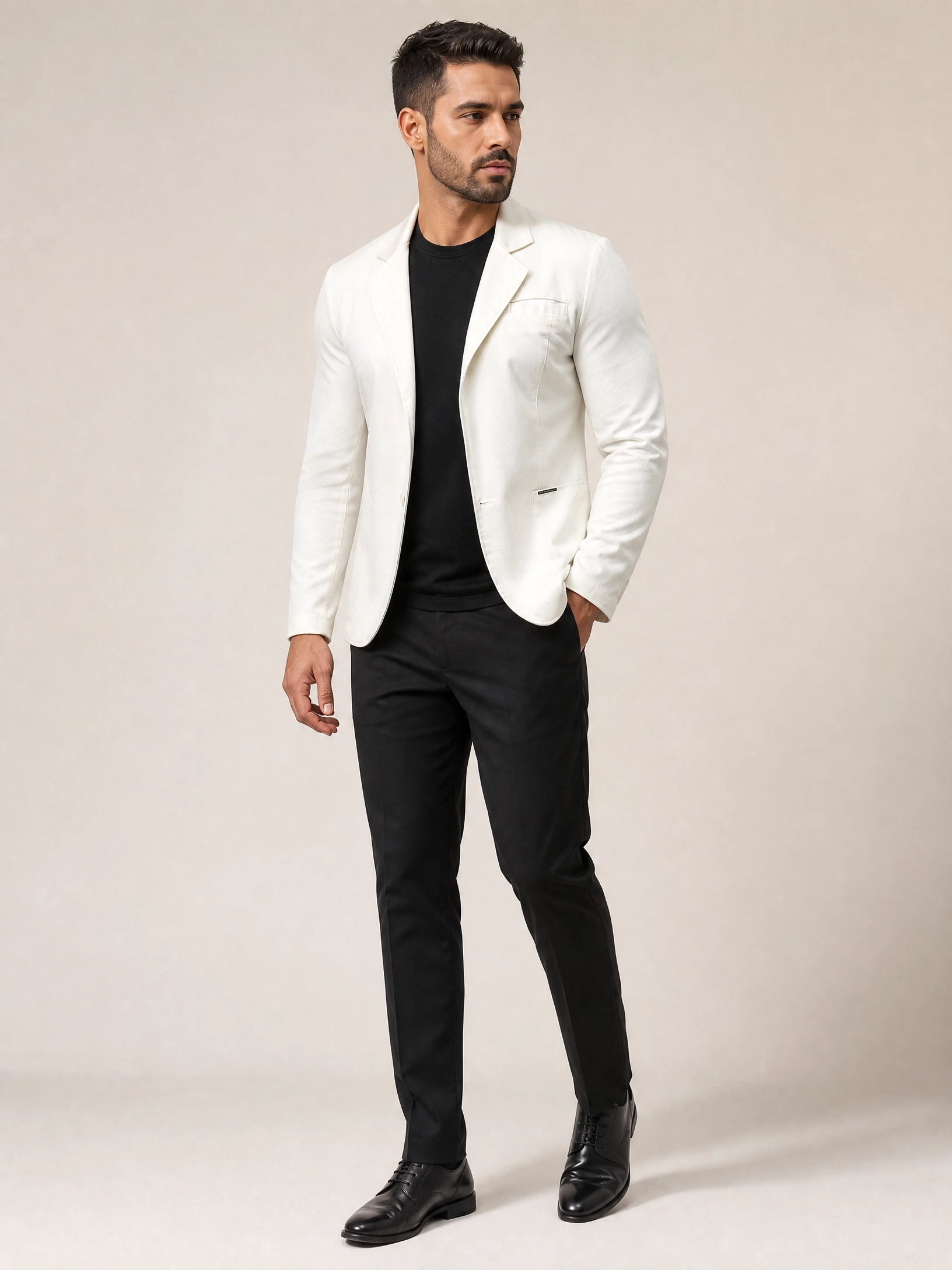 Blazer Eleven Linho Natural Off White - LIVE
