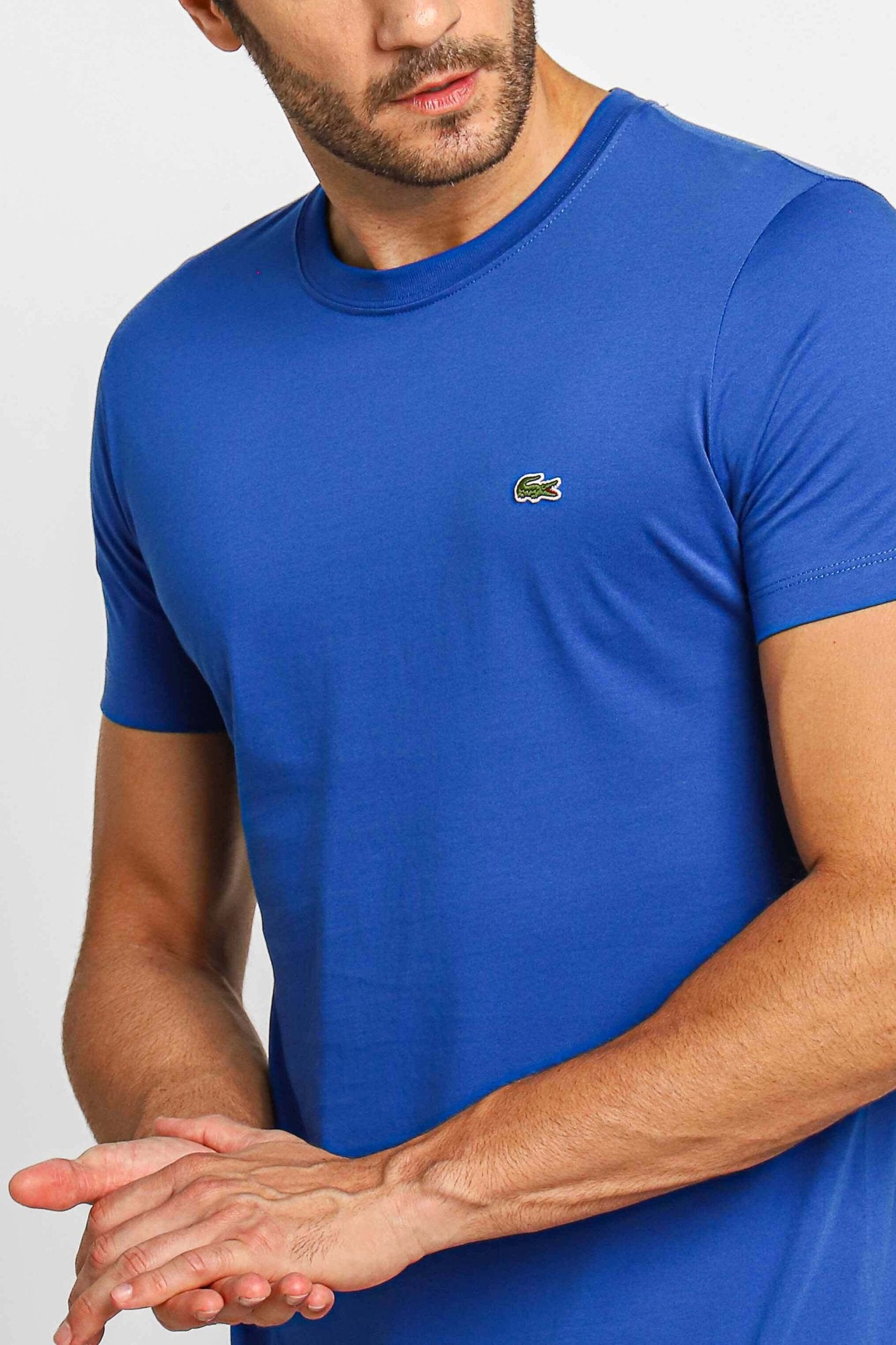 Camiseta Lacoste Básica Regular Fit Pima - Sale