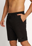 Bermuda Calvin Klein em Moletom Preta
