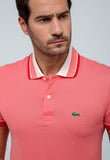 Polo Masculina Regular Fit Lacoste Rosa