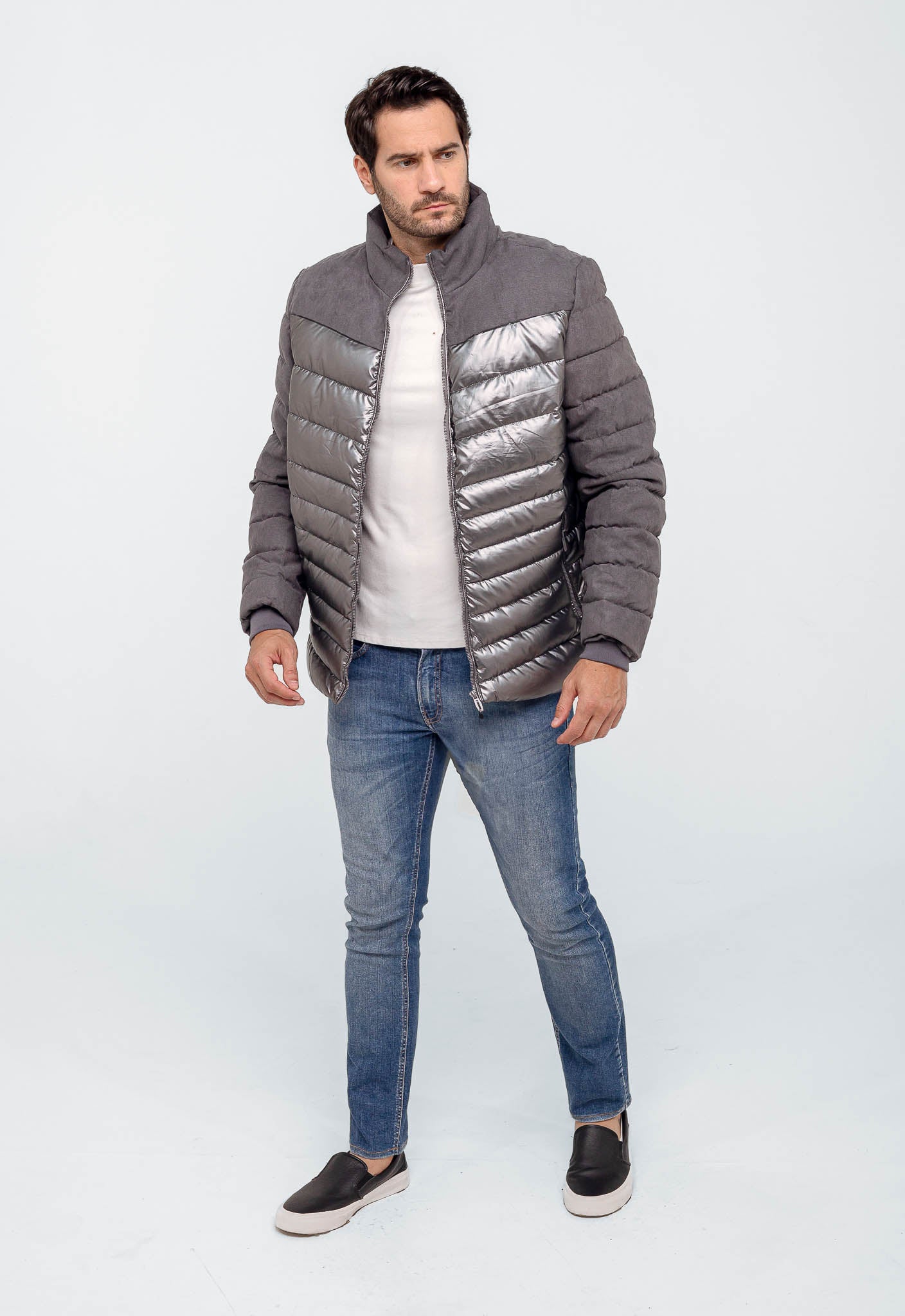 Jaqueta Dom Henrico Puffer Monocromático
