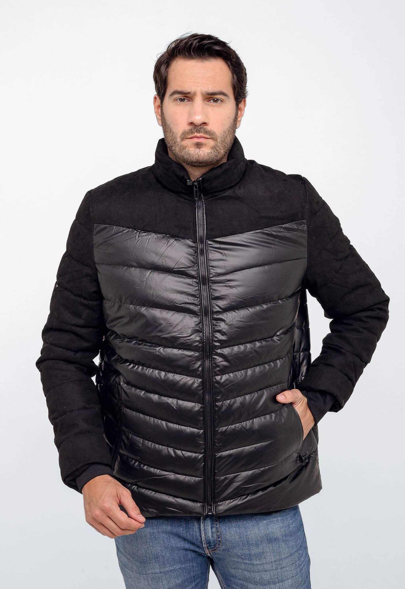 Jaqueta Dom Henrico Puffer Monocromático