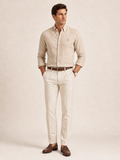 Camisa RL Linho Manga Longa Custom Fit