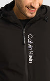 Jaqueta Calvin Klein Capuz Logo Frontal Preto