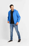 Jaqueta Calvin Klein Logo Frontal Azul Royal