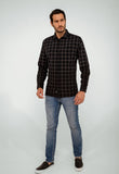 Camisa Xadrez John John Manga Longa Alex