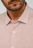 Camisa Dom Henrico Manga Longa Slim Fit Linho