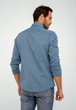 Camisa Dom Henrico Manga Longa Slim Fit Linho