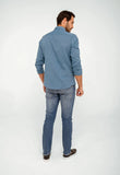 Camisa Dom Henrico Manga Longa Slim Fit Linho