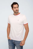 Camiseta Tommy Hilfiger Básica Logo Punho