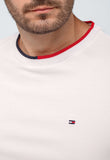 Camiseta Tommy Hilfiger Básica Logo Punho
