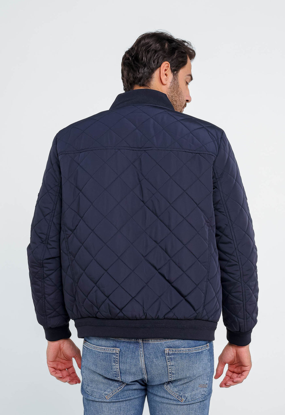 Jaqueta Calvin Klein Bomber Zíper Manga - Henri Store